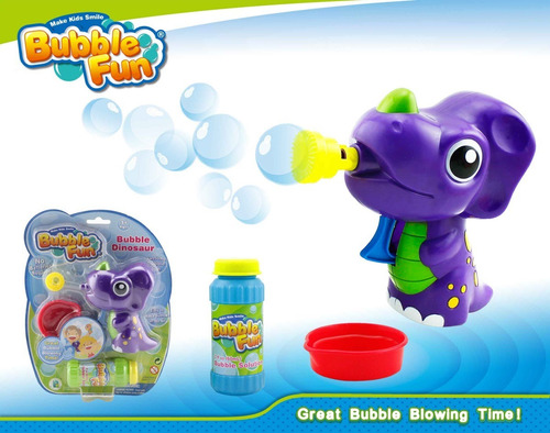 Imagen 2 de 6 de Burbujero Bubble Fun Friction Power Dinosaurios Edu