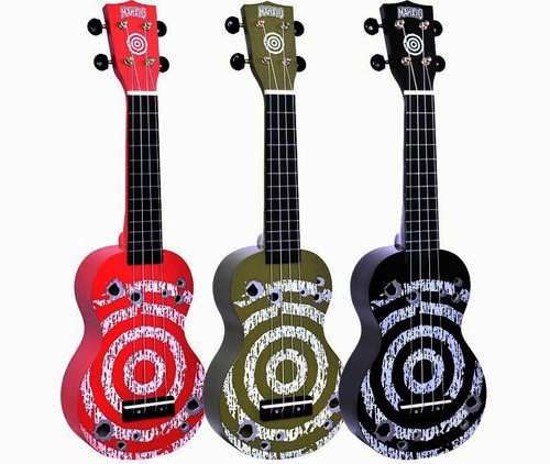 Imagen 8 de 8 de Ukelele Soprano Diseño Mahalo + Funda + Pua Target Colores