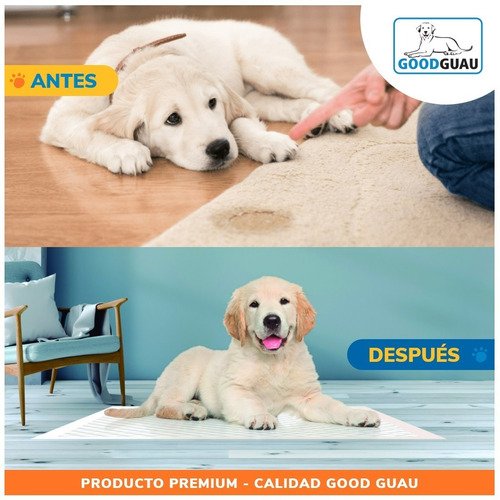 Imagen 6 de 10 de 100 Pañales Sabanilla Entrenamiento Mascota Perro - 90x60 Cm