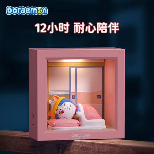 Porta-retratos Doraemon, Luz Noturna, 3d, Estereoscópico Ma