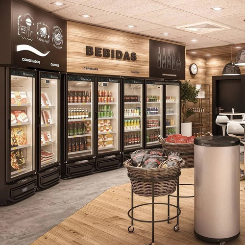 Cervejeira Vertical Freezer P/ Cerveja Até 360 Latas Preto
