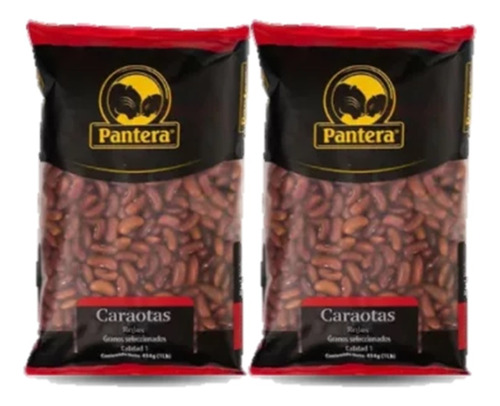 Caraotas Rojas Pantera 500gr X 2und