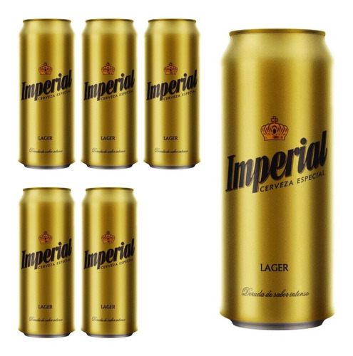 Cerveza Imperial Rubia Lata 473cc. (((six Pack))) 6 Latas 