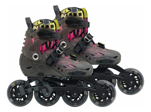 Patines Freeskate Ajustables Con Equipo De Proteccion 
