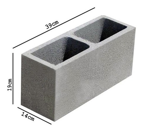 Imagem 5 de 6 de Forma Bloco Manual N14 Fundo Vazado 14x19x39 Gastrobel
