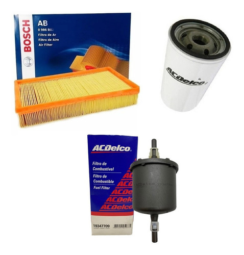 Kit Filtros Aire Aceite Nafta Vw Gol Power G3 G4 1.6