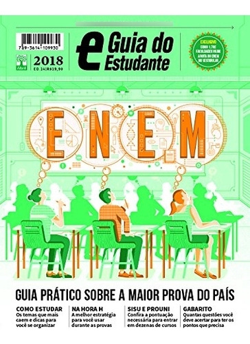 Livro Guia Do Estudante Enem - Grupo Abril [2018]
