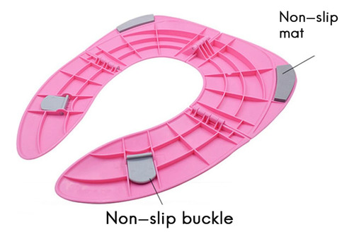 Asiento De Inodoro Plegable De Viaje Para Niños Pequeños: