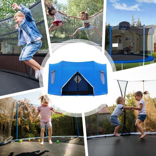 Toldo Para Trampolín Sombra Para Trampolín Cubierta Plegable