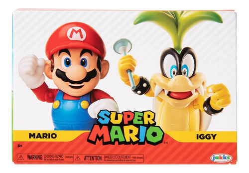 Figuras De Mario E Iggy Koopa Super Mario Día Del Niño
