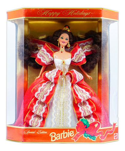 Happy Holidays Barbie 1997 Special Edition Detalle