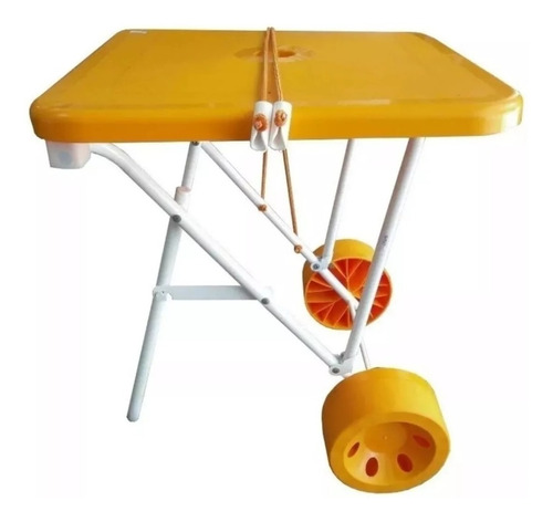 Mesa Carrito Plegable Pesca Jardin Playa Camping