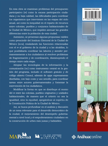 Problemas Y Propuestas Para Mejorar El Presupuesto - Libro