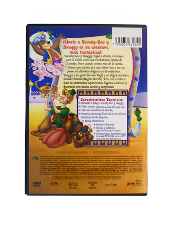Scooby Doo En Noches De Arabia Dvd 2003 Español Latino (Usado)