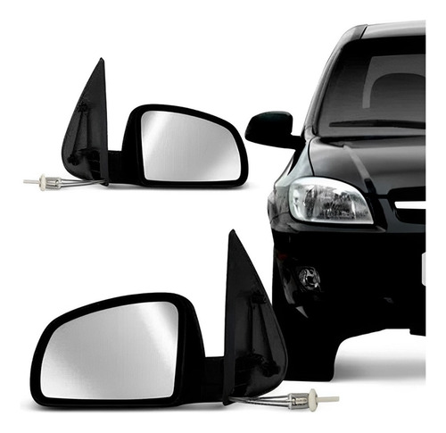 Par Retrovisor Celta 2007/2014 Prisma 2007/2012 Com Controle