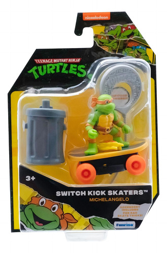 Tmnt Tortuga Ninja Michelangelo Switch Kick Skaters