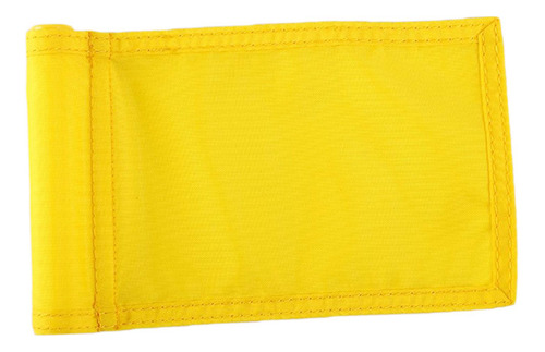 Bandera De Golf De Nylon Con Tubo Insertado Putting Amarillo