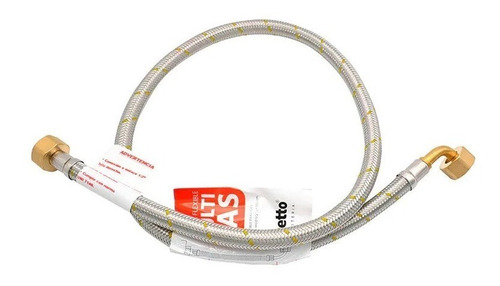 Flexible Para Gas Hi-hi 1/2 X 1/2 En 100 Cm Con Curva