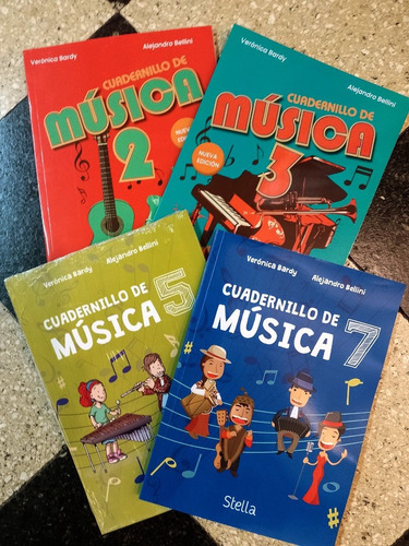 Cuadernillos De Música 2, 3, 5 Y 7