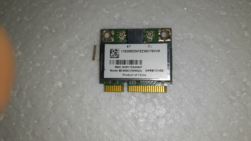 Broadcom Wireless Card Ic: 4324a-brcm1028 5