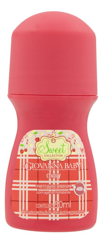 Desodorante Roll-On Antiperspirante Cherry Giovanna Baby Sweet Collection 50ml