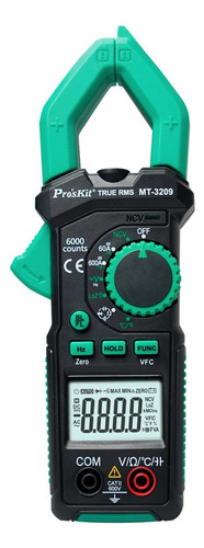 Pinza Amperimétrica Digital  Ac / Dc True Rms Mt-3209