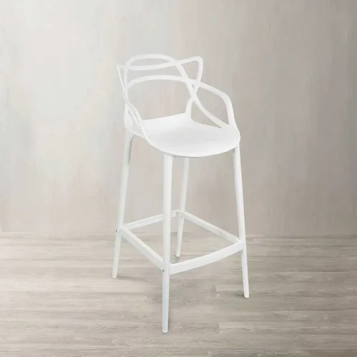Butaco Bar Ambiente Living Blanco 1 Unidad Altura 109 Cm