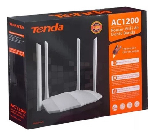 Router Wifi Mercusys Ac5 Doble Banda Ac1200 Fibra Optica
