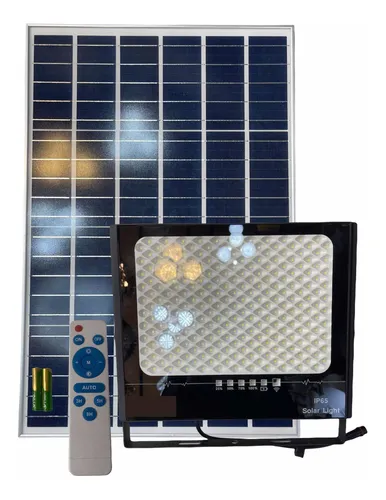 Reflector Solar Led 300w Con Control Dura Toda La Noche