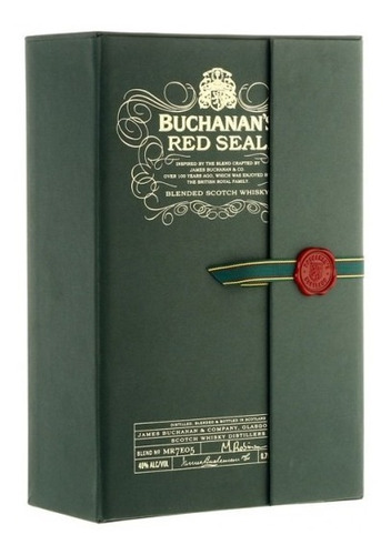 Imagen 6 de 8 de Whisky Buchanan´s Red Seal 750ml En Estuche