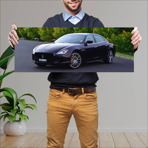 Cuadro 30x80cm Auto 2014 Maserati Quattroporte G 230