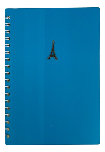 Cuaderno Tipo Libreta B5 Tapa Semidura Con Espiral 17.5x25cm