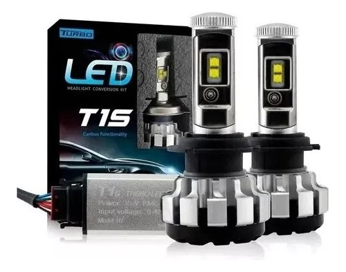 Par Kit Ampolletas Turbo Led H7 T1s Chip Canbus 