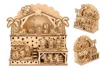 Comprar 12 Nacimientos Navidad Niño Dios Pesebre Decoracion Mdf 3 Mm