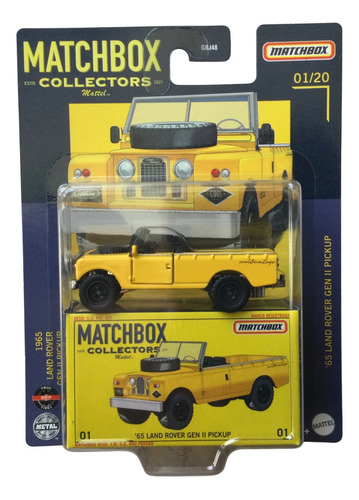 Matchbox 2021 Collectors 01/20 1965 Land Rover Gen Ii Pickup