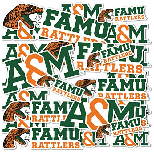 Pegatina De Universidad De Florida A&m Famu Rattlers, C...