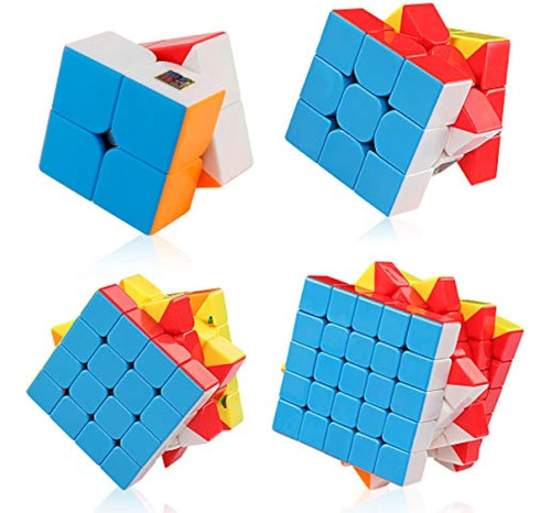 Coogam Moyu Cube Bundle 2x2 3x3 4x4 5x5 Speed ??cube Set Mf2