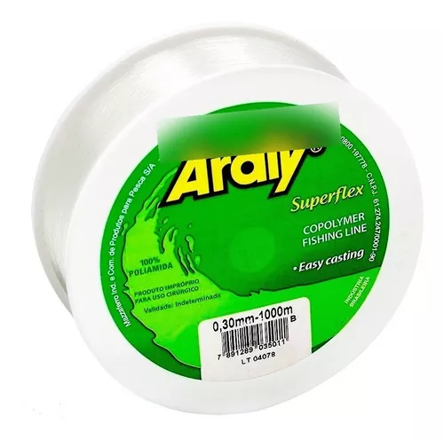 Hilo de pesca ARATY Superflex monofilamento 1.00 mm - 500Mts