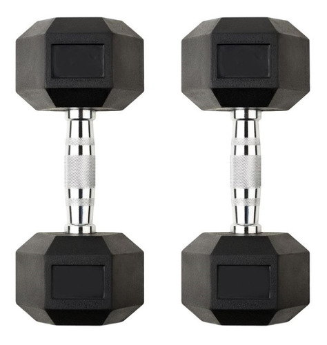 Par De Halteres Dumbell Sextavado Ahead Sports As2102 30kg