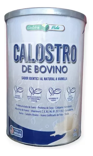 Calostro Bovino Polvo 300 Grs Golden Vida