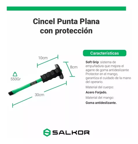 Cincel Albañil Con Protección - Bulonfer