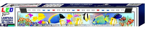 Lampara Led Aérea Externa Pecera Acuario Peces 20 Leds 4431