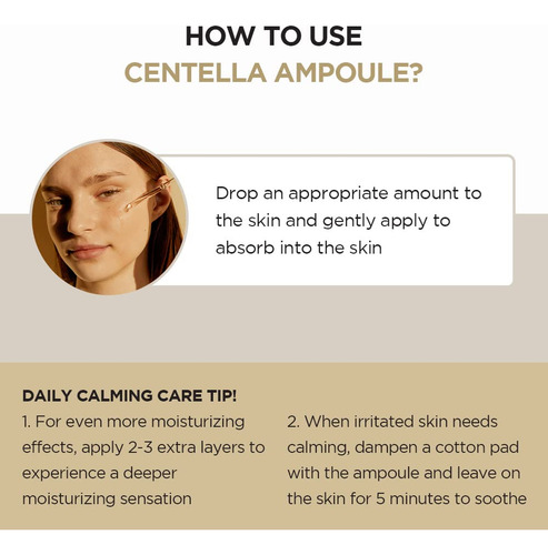 Suero facial en ampolla de centella asiática de Madagascar Skin1004