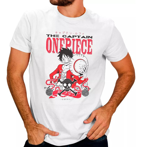 Polo Monkey D Luffy Anime One Piece Diseño Sublimado