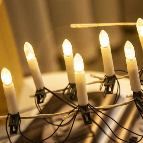 Velas Led, Decoración Navideña, Velas Falsas Sin Llama,
