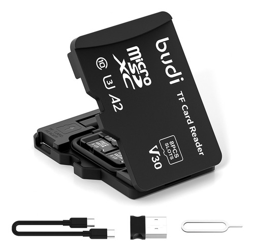 Lector De Tarjetas De Memoria Sd Tf Adaptador Usb C Otg