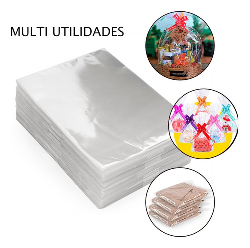 Saco Plástico Transparente Pp - 6x9 - 6mm 1kg 3080unidades