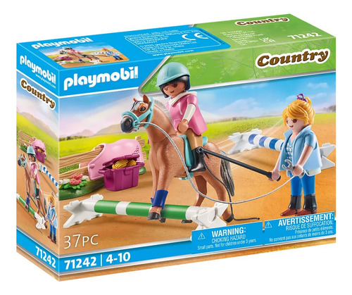 Figura Armable Playmobil Country Clase De Equitación 37 Piezas 3+