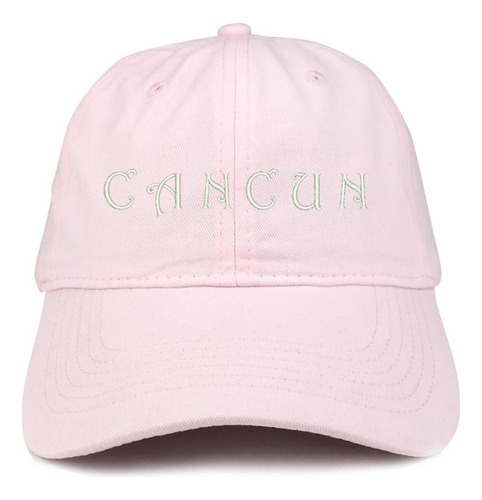 Trendy Shop Cancún México Bordado 100% Algodón Gorra Papá