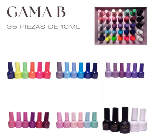 Gama Gel Semipermanente Jr 35 Pz Kingdom 10 Ml Gelish